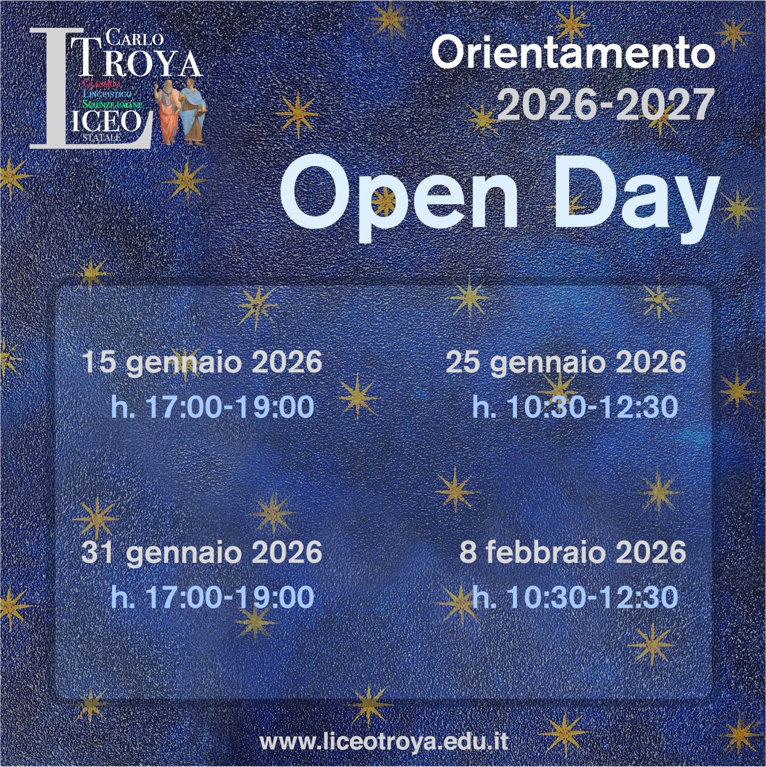 Giornata Open Day 2026